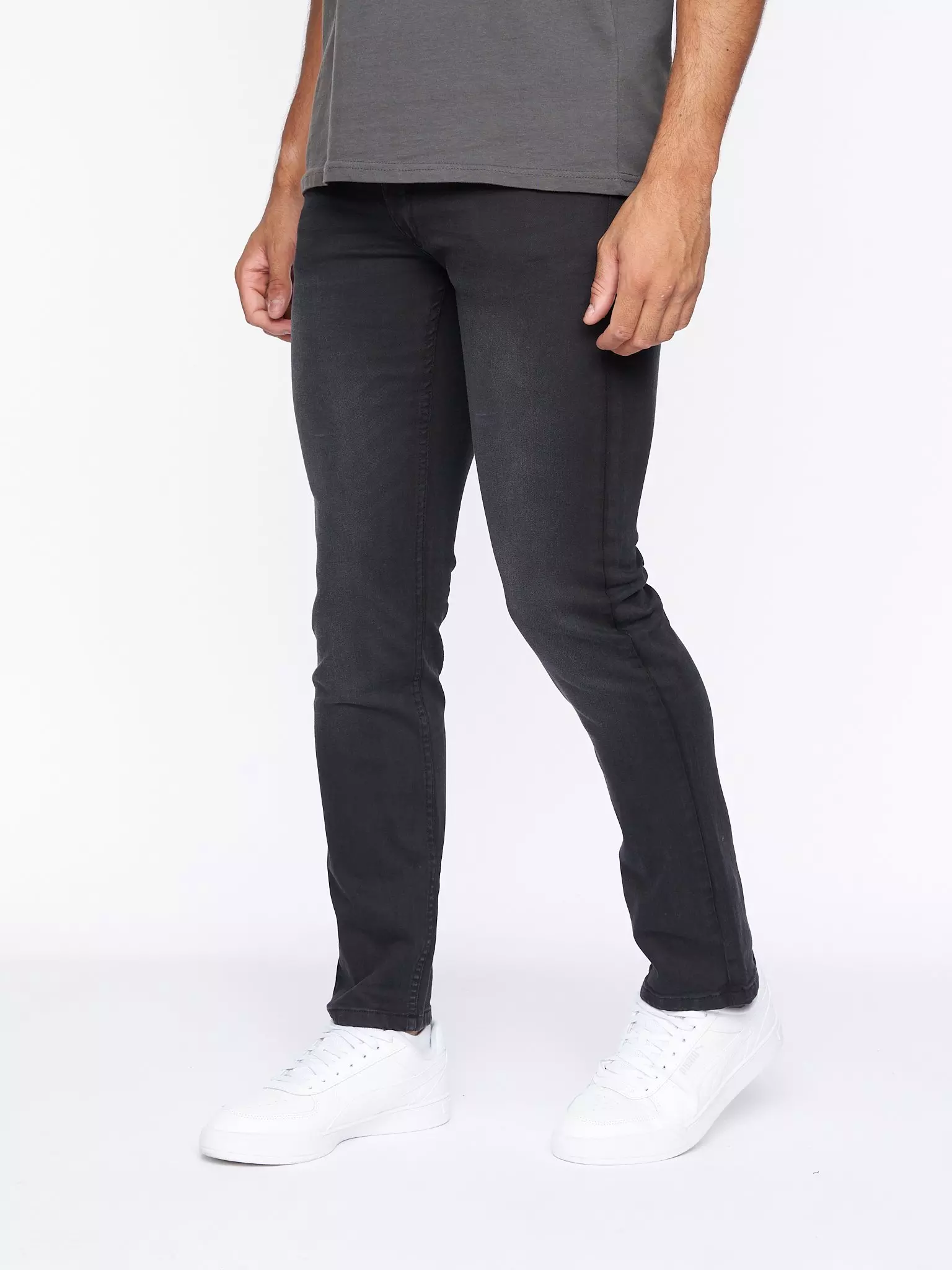 Black Malcolm Slim Fit Jeans alternative image