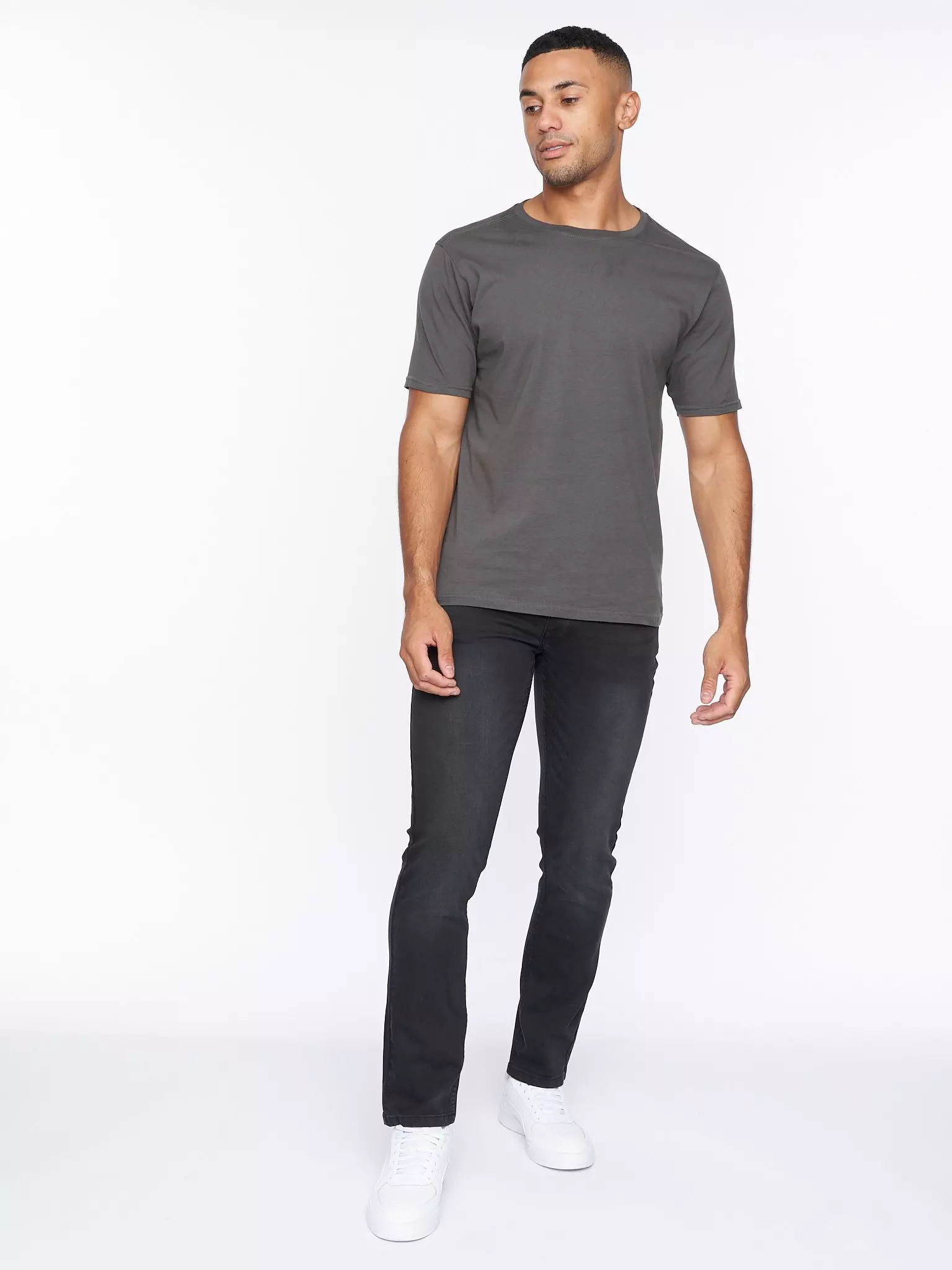 Black Malcolm Slim Fit Jeans alternative image