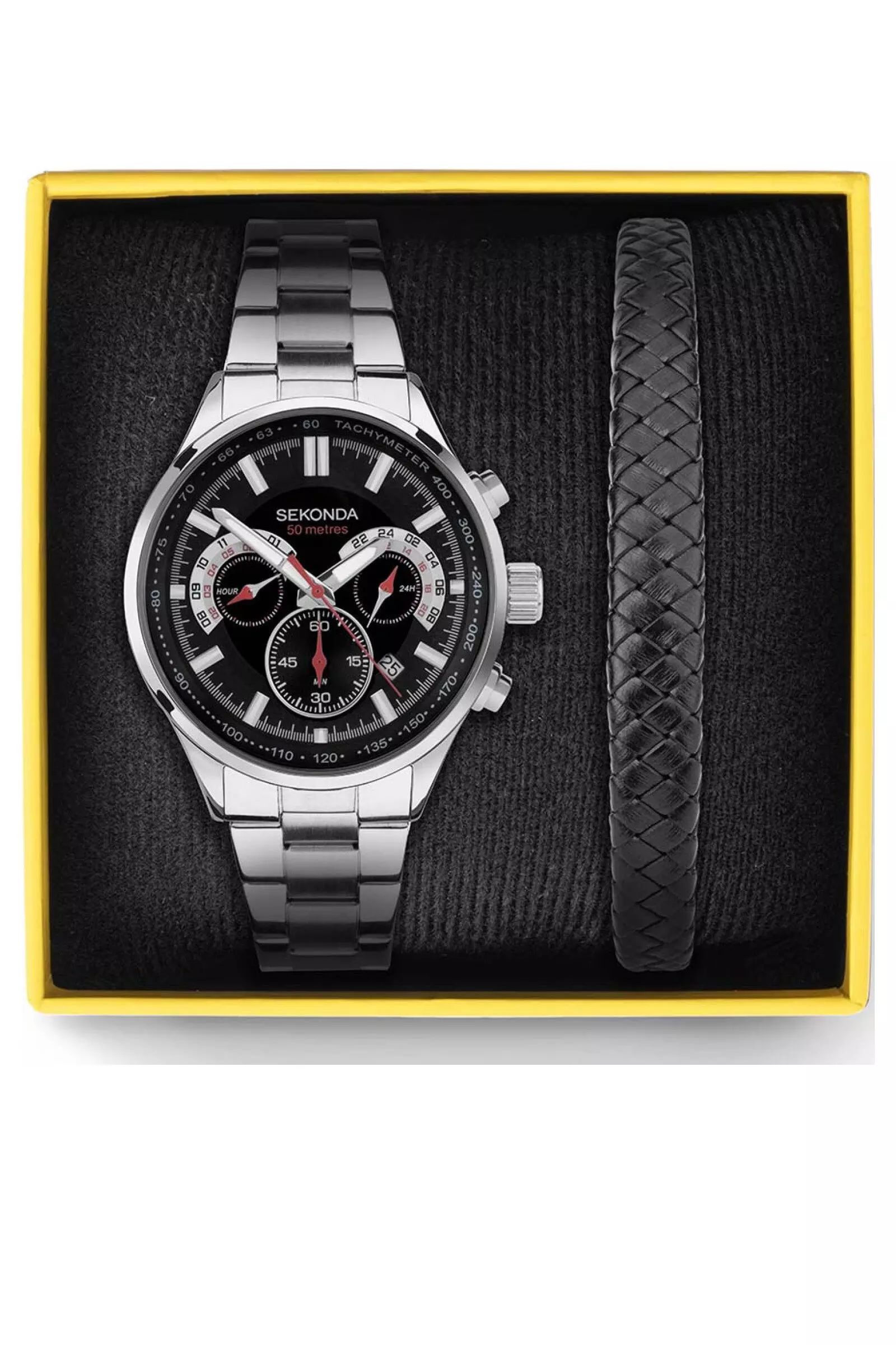 Black 39008 43mm Quartz Watch alternative image