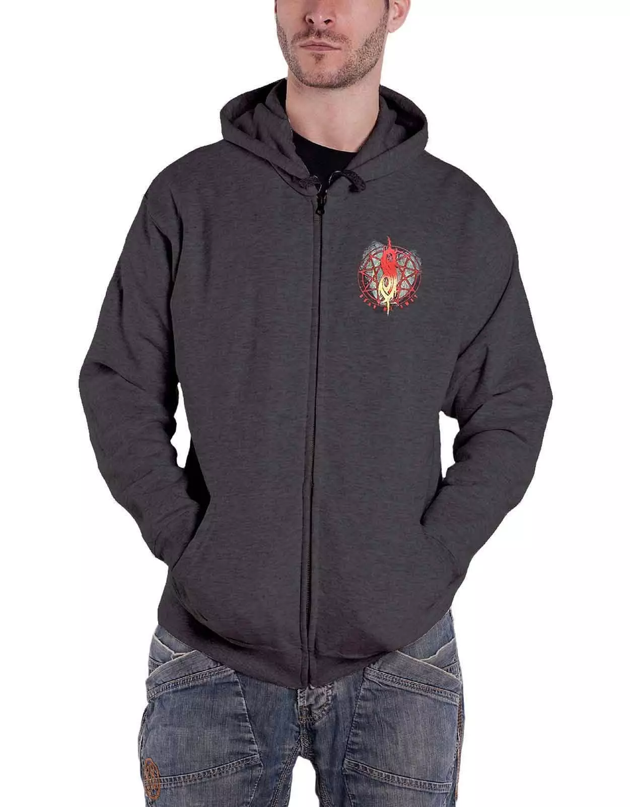 Grey Burn Me Away Hoodie alternative image