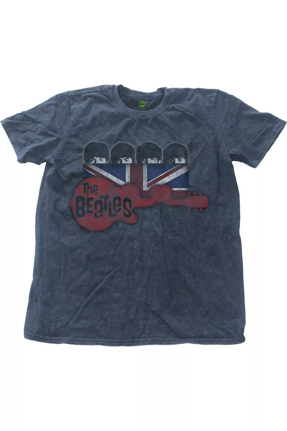 Blue Guitar & Flag T-Shirt alternative image