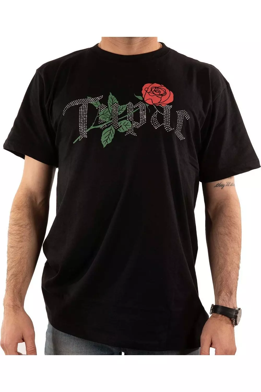 Rose Cotton T-Shirt alternative image