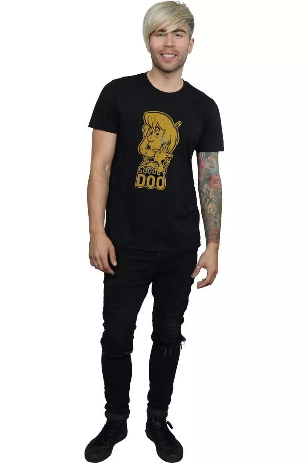 Black And Shaggy T-Shirt alternative image
