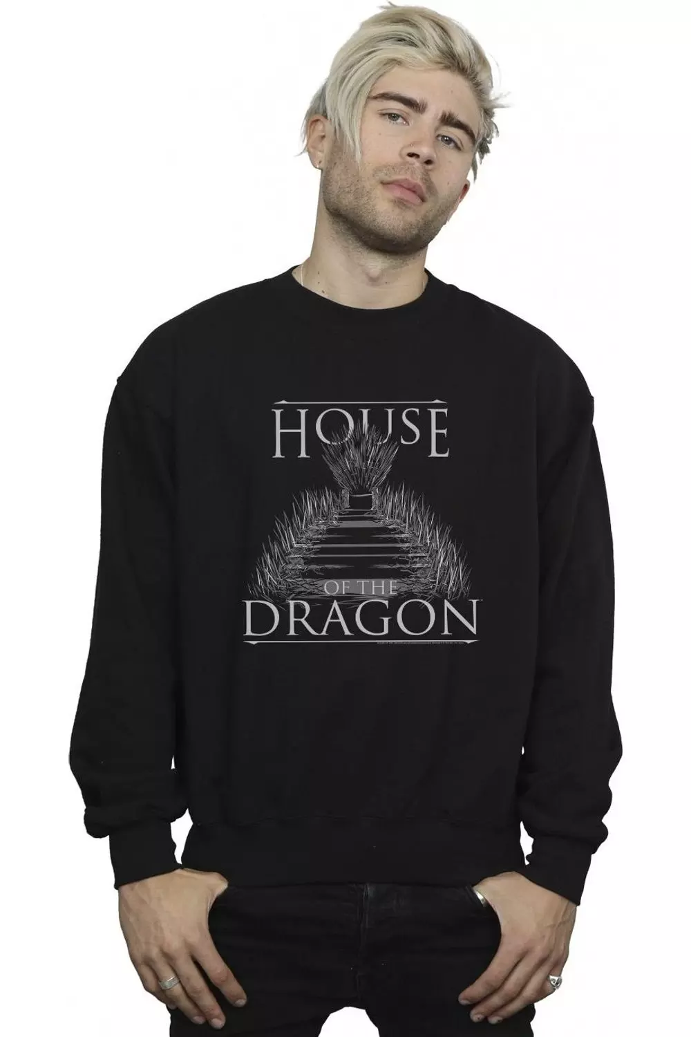 Black Throne Text Sweatshirt alternative image