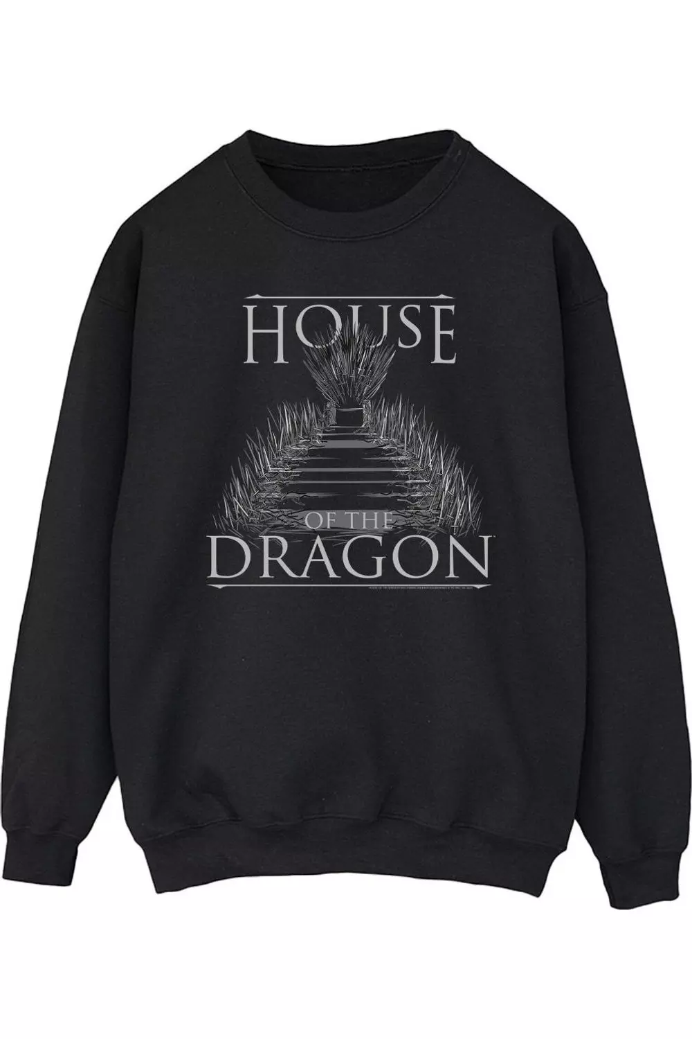 Black Throne Text Sweatshirt alternative image