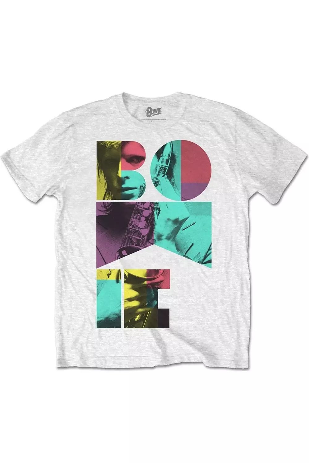 White Saxophone T-Shirt alternative image