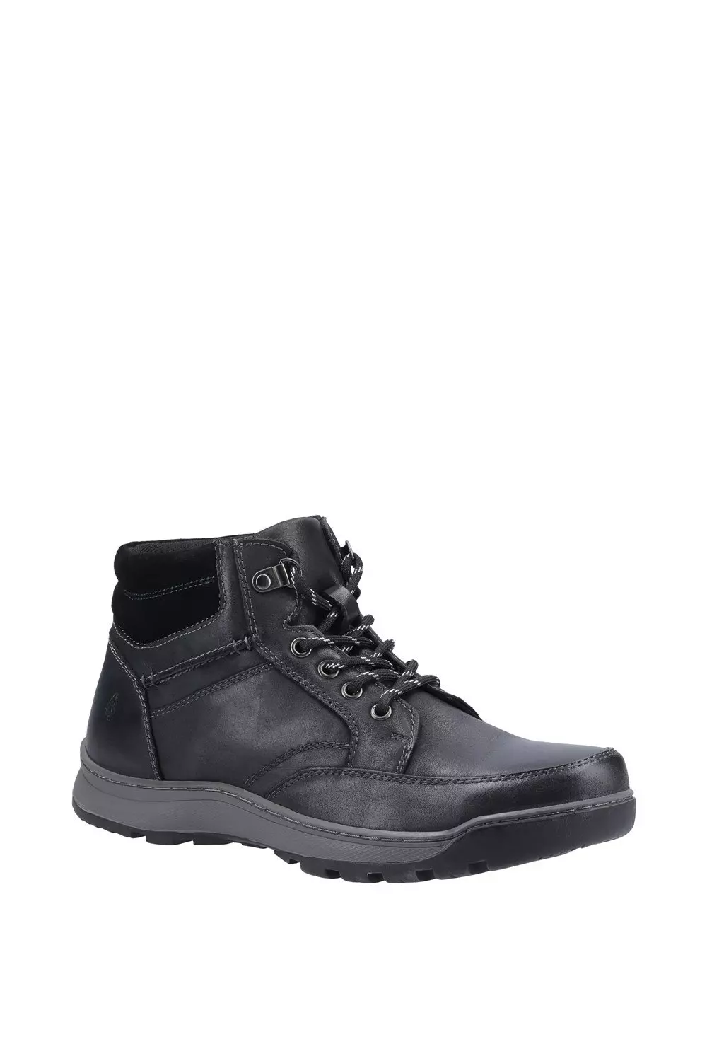 Black 'Grover' Leather Boots alternative image