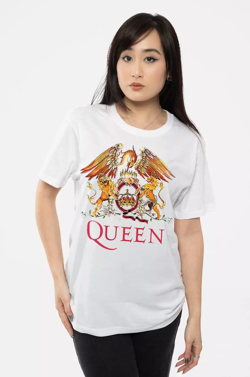 White Classic Crest T Shirt alternative image