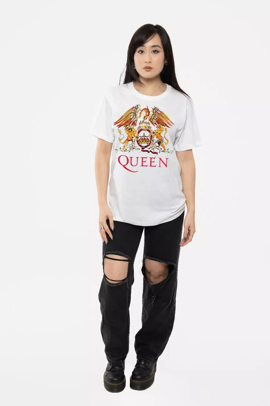 White Classic Crest T Shirt alternative image