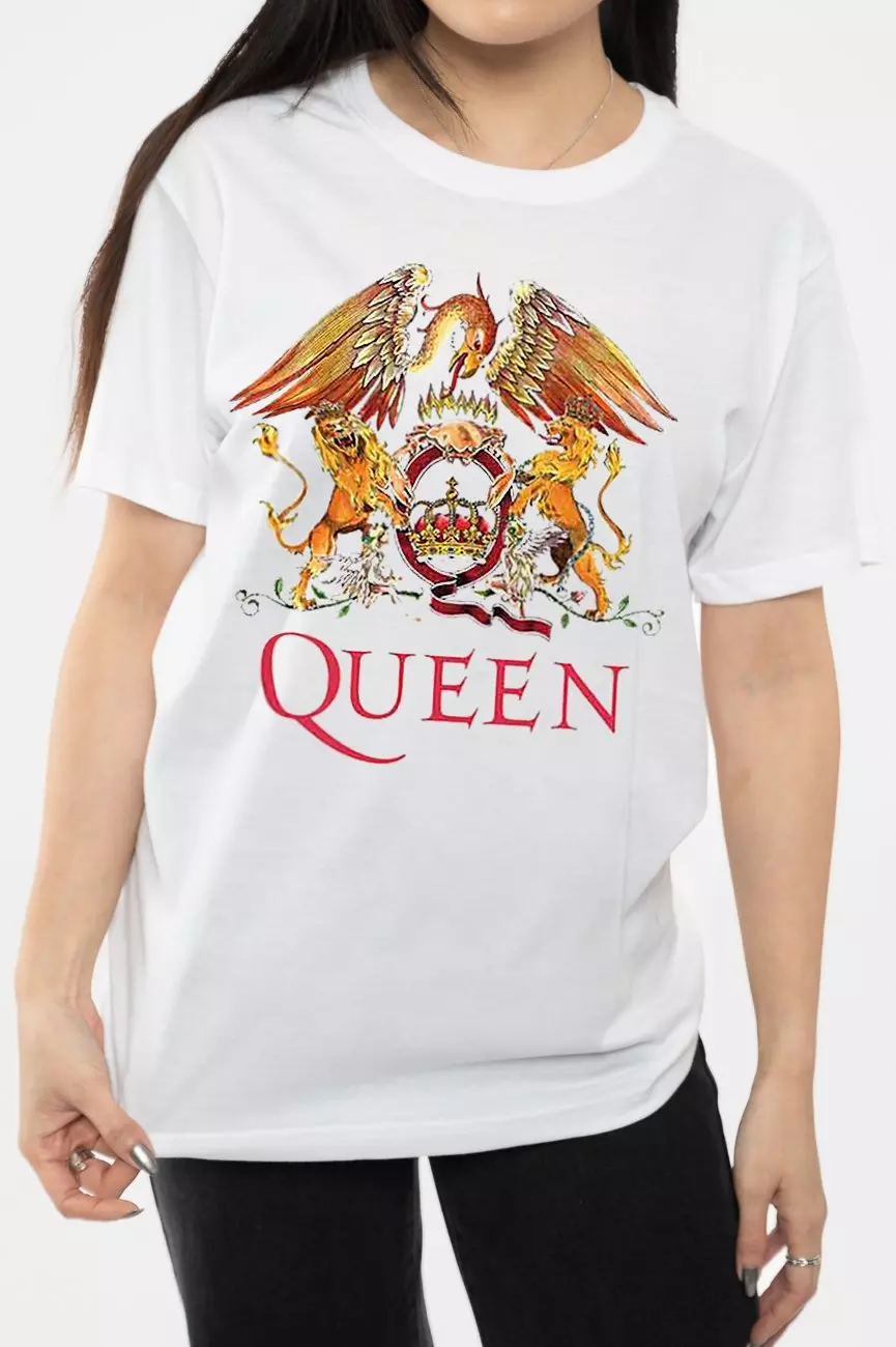 White Classic Crest T Shirt alternative image