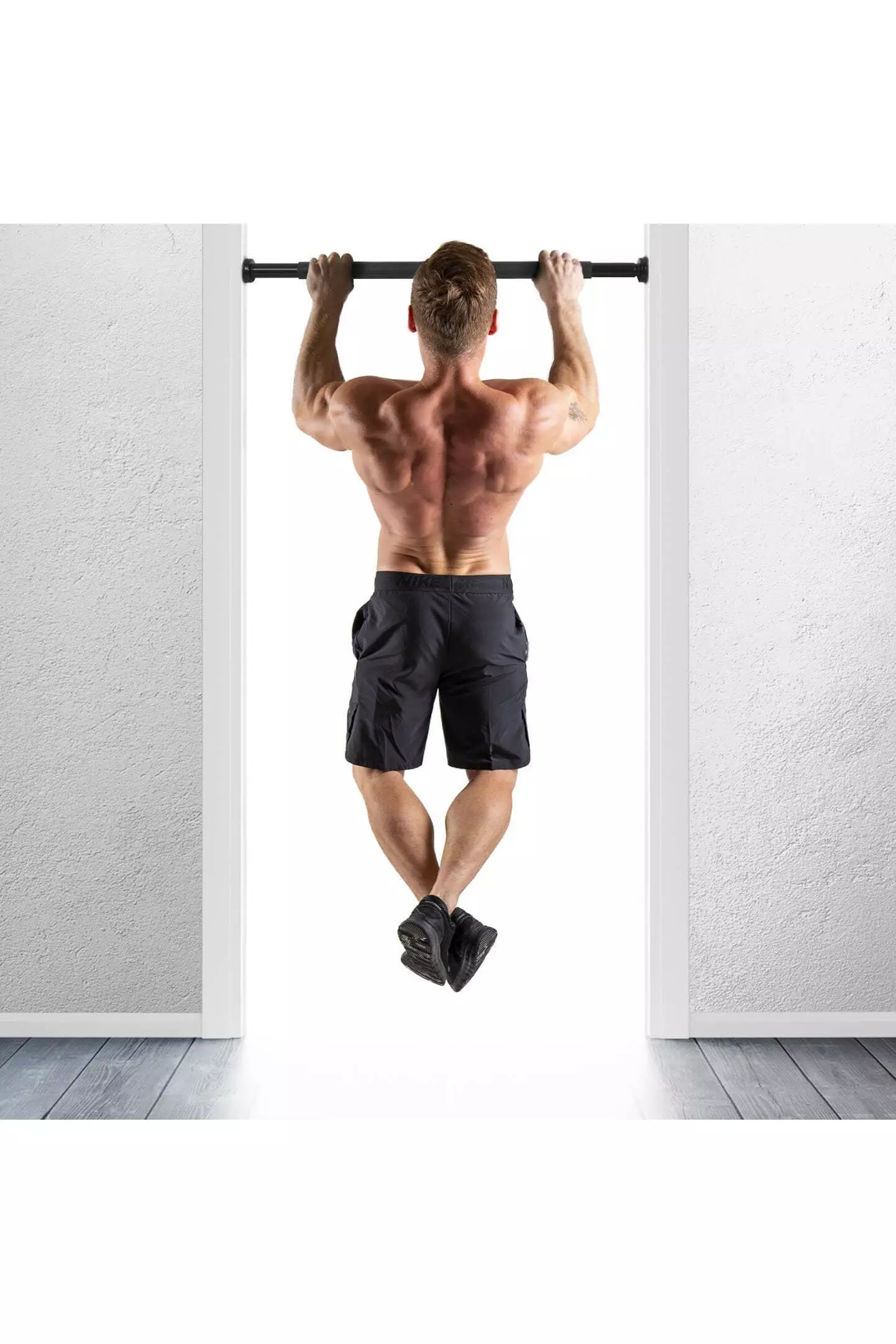 Black Adjustable Pull Up Bar alternative image