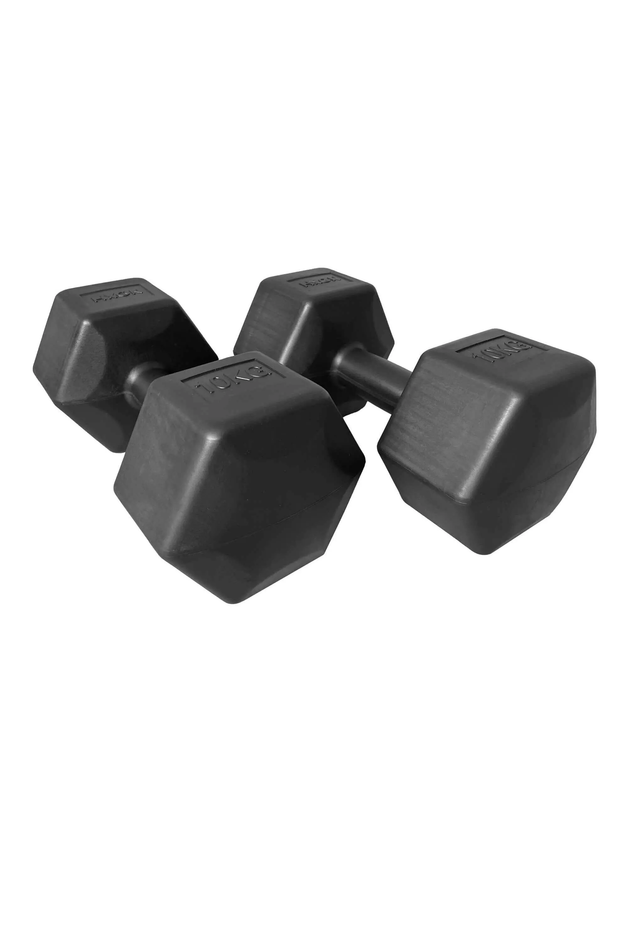 Black 10kg x 2 Hex Dumbbells alternative image