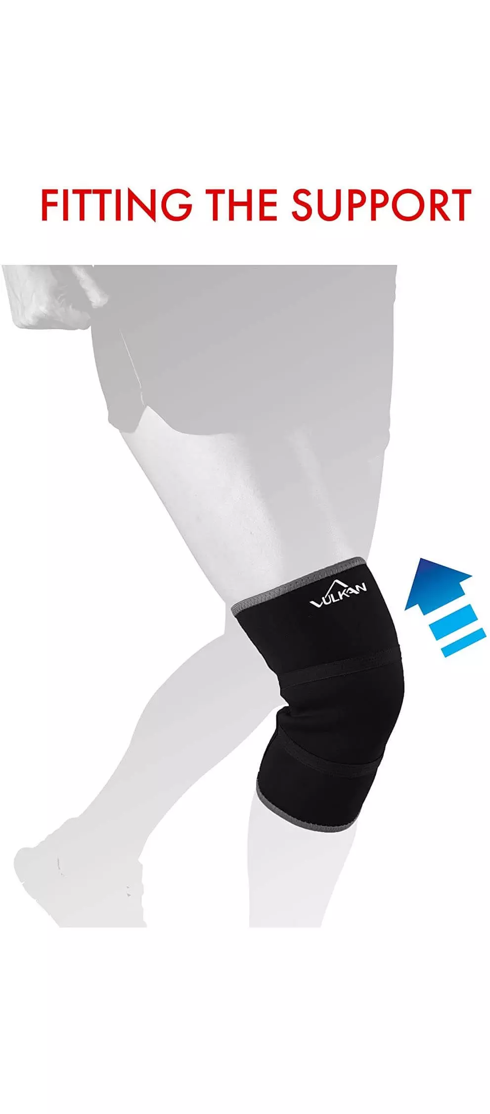 Black Classic Knee Support alternative image