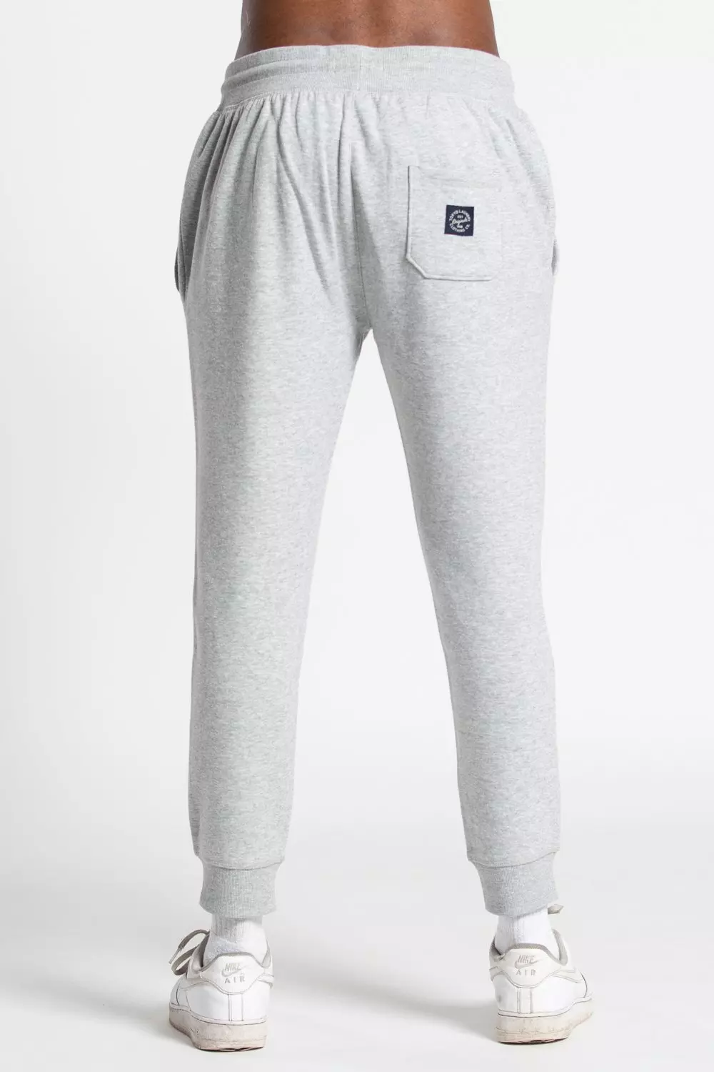 Light grey Cotton Blend Joggers alternative image