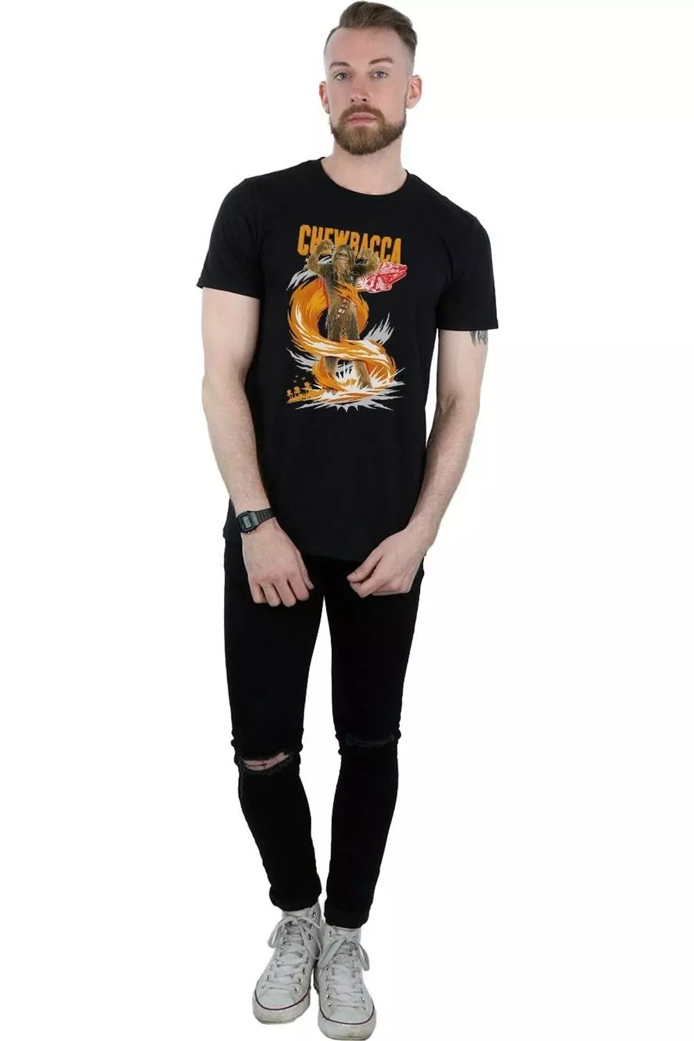 Black Chewbacca Gigantic T-Shirt alternative image