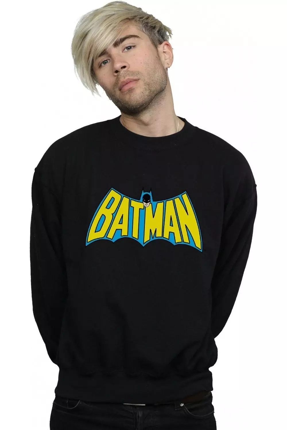 Black Retro Logo Sweatshirt alternative image