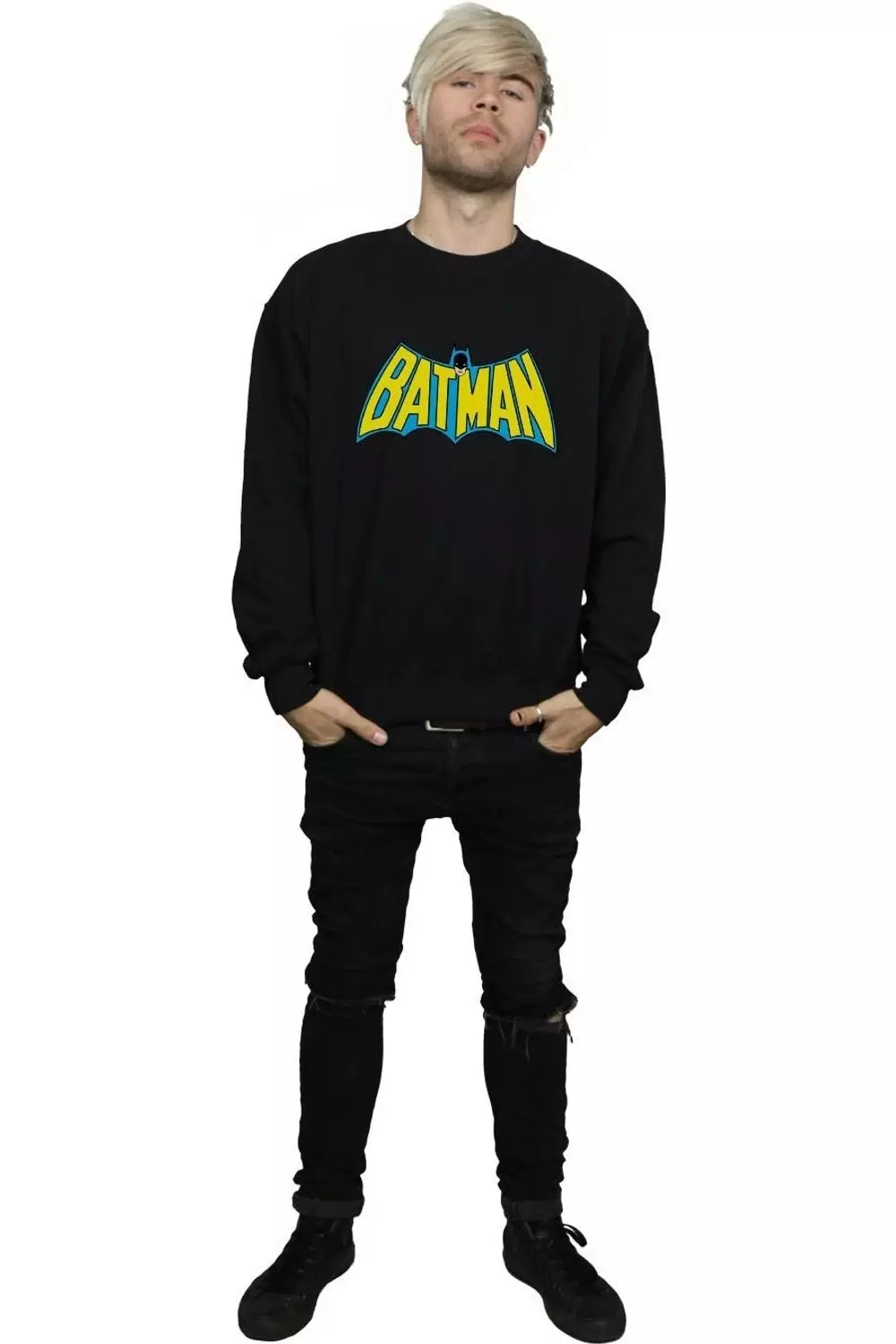 Black Retro Logo Sweatshirt alternative image