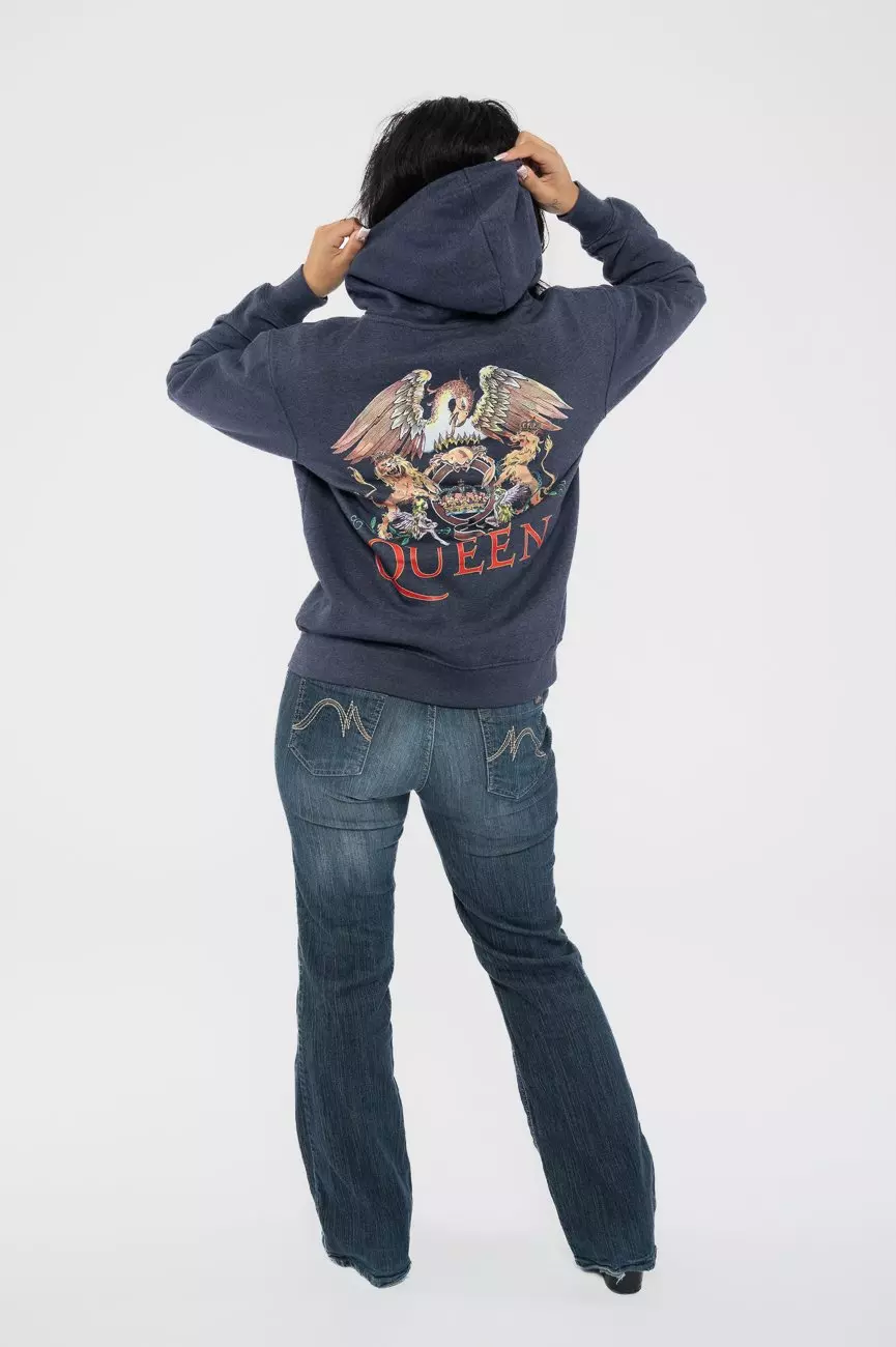 Blue Classic Crest Hoodie alternative image
