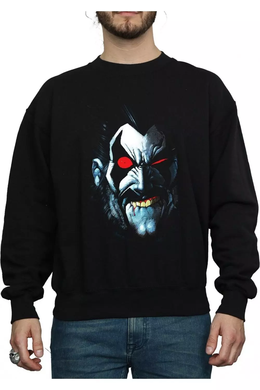 Black Lobo Portrait Sweatshirt alternative image