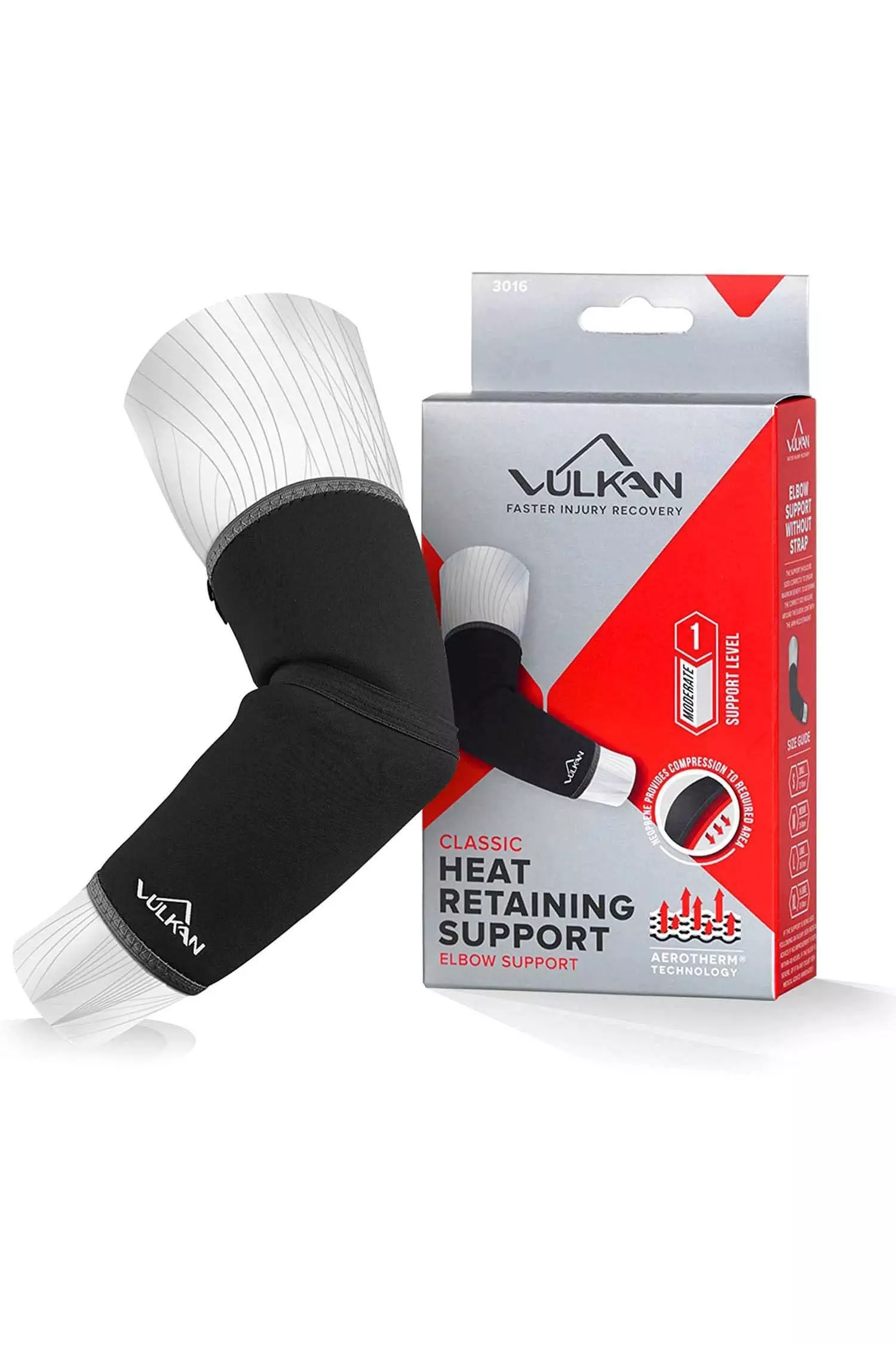 Black Classic Elbow Support alternative image