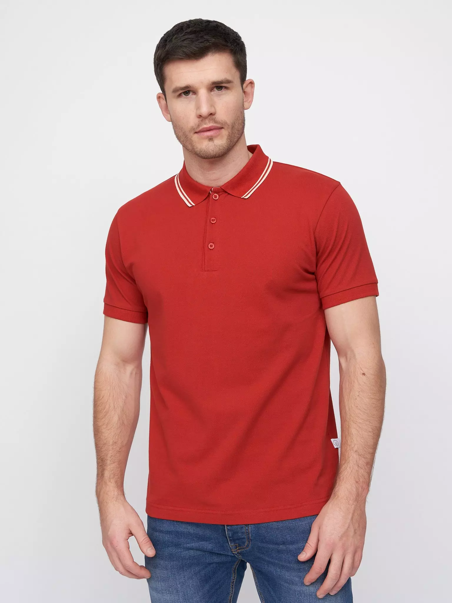 Red Samtrase Polo alternative image