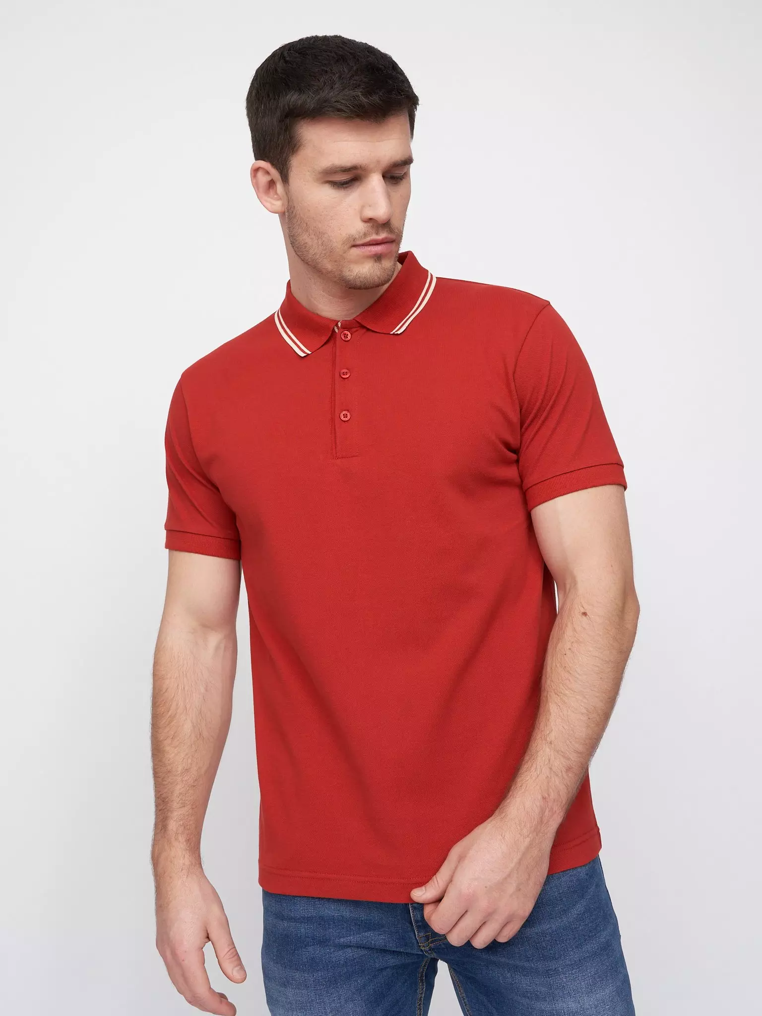 Red Samtrase Polo alternative image