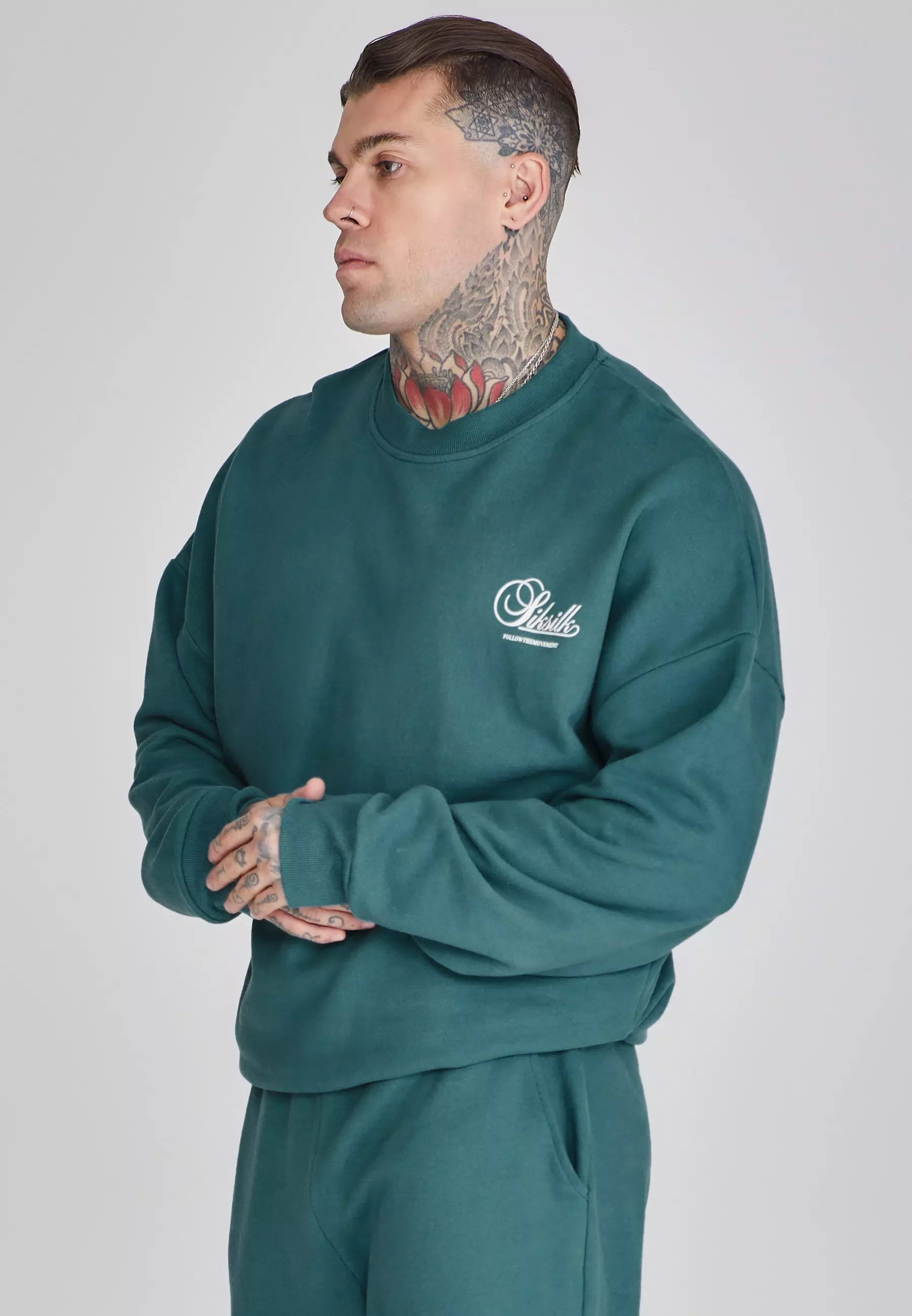 Green Graphic Sweater alternative image