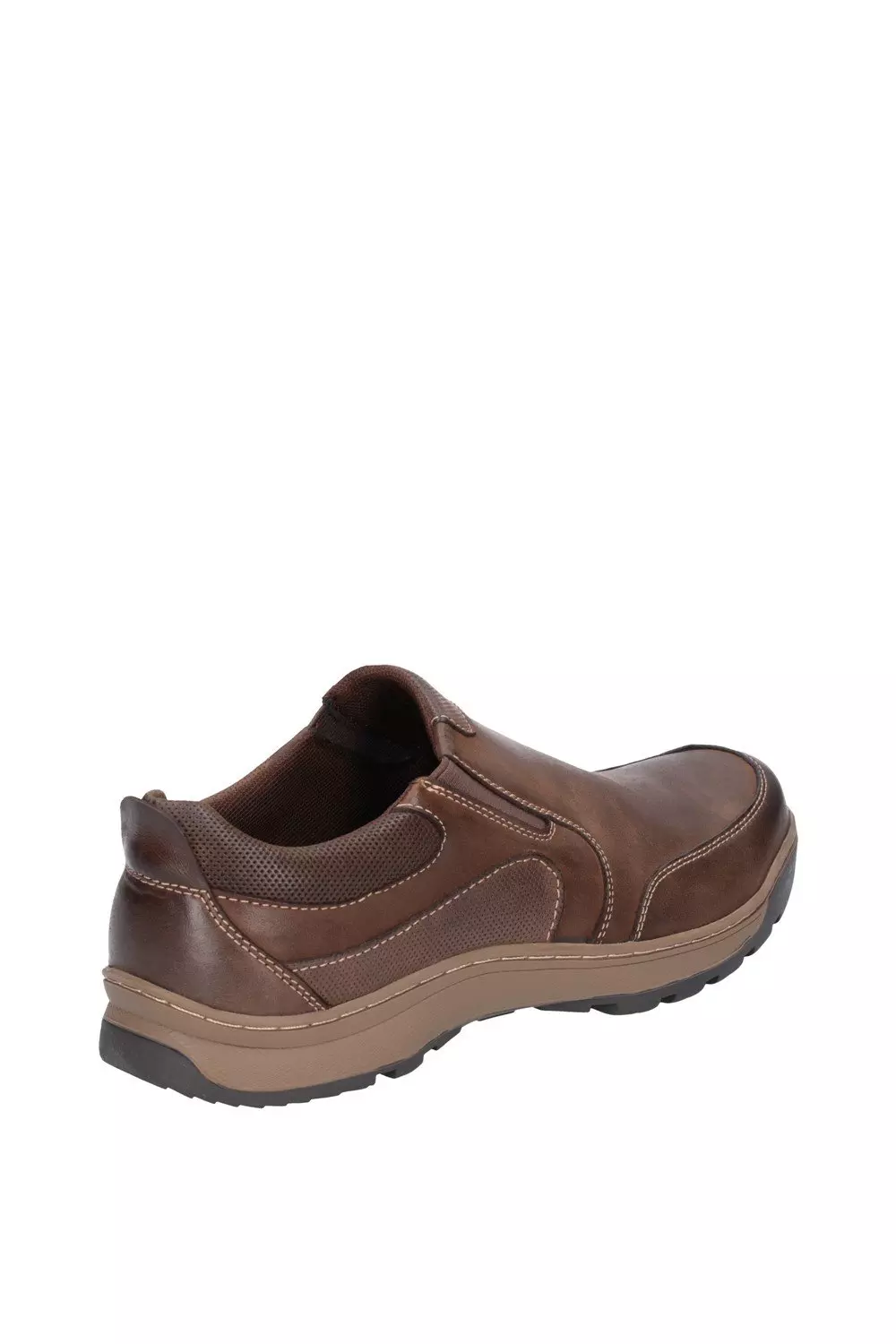 Brown 'Jasper' Leather Slip On Shoes alternative image