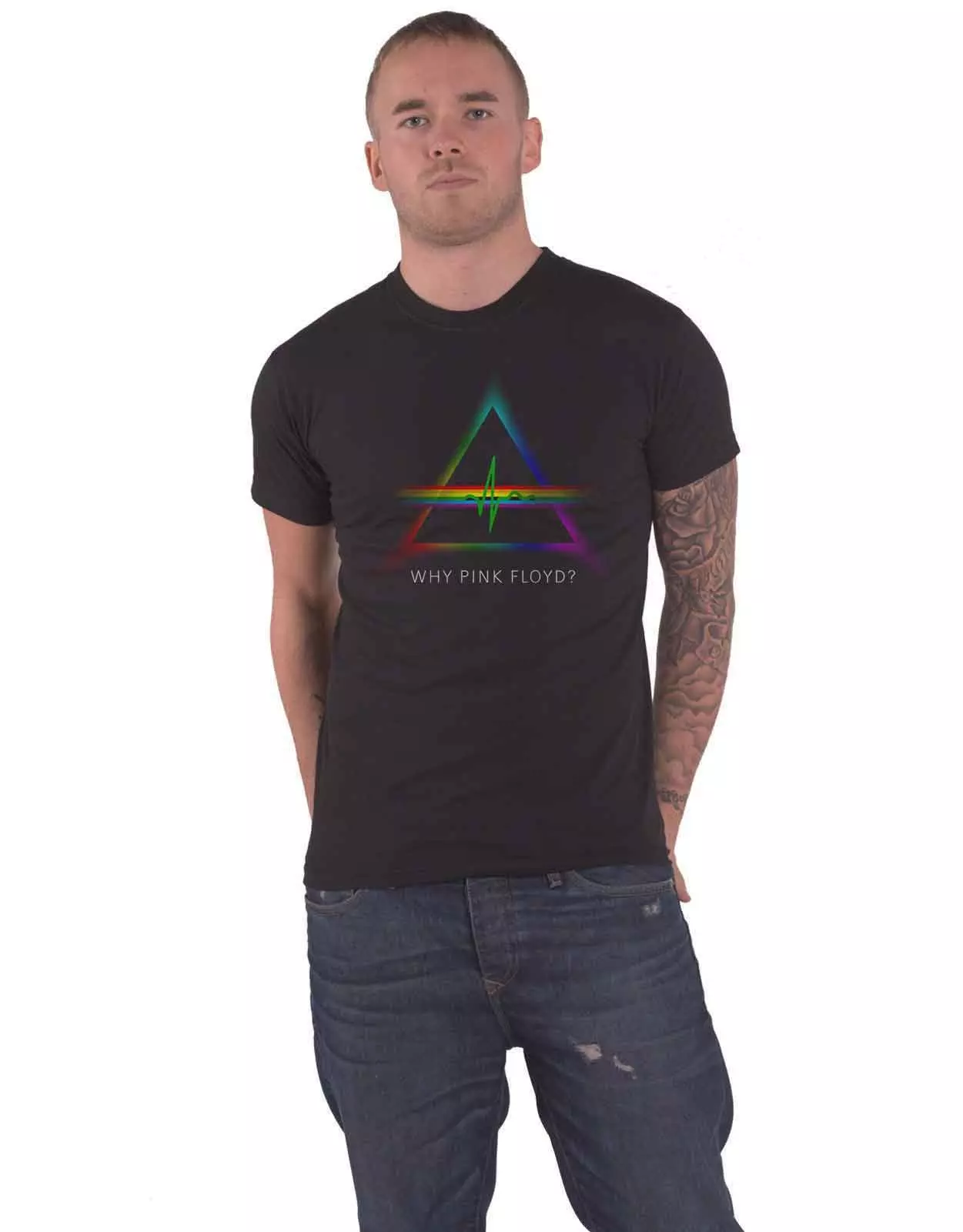 Black Why T Shirt alternative image