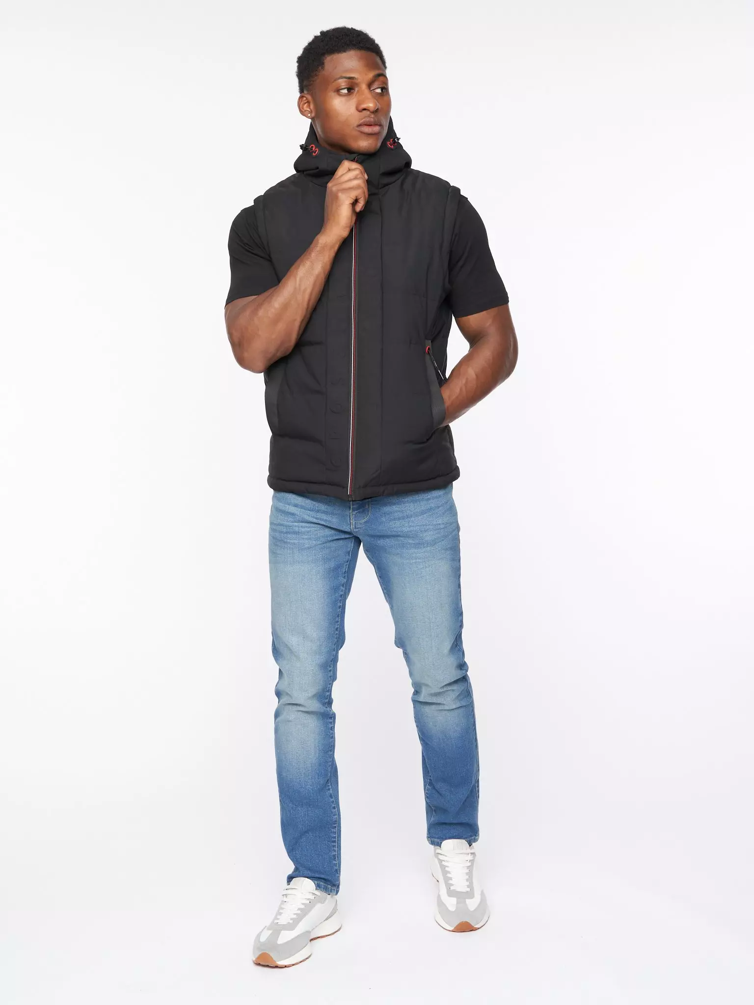 Black Kampnew Embossed Gilet alternative image