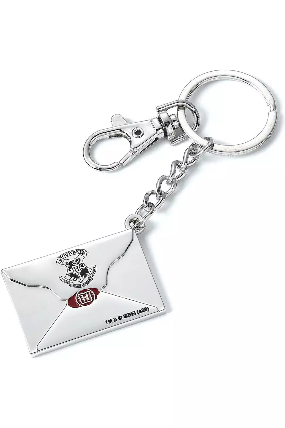 Silver Letter Charm Keyring alternative image