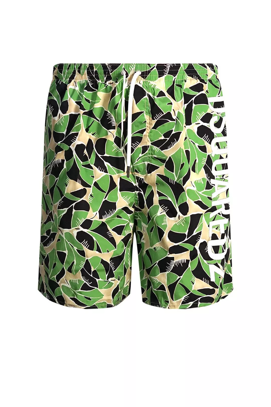 Leaf Design Green Swim Shorts alternative image