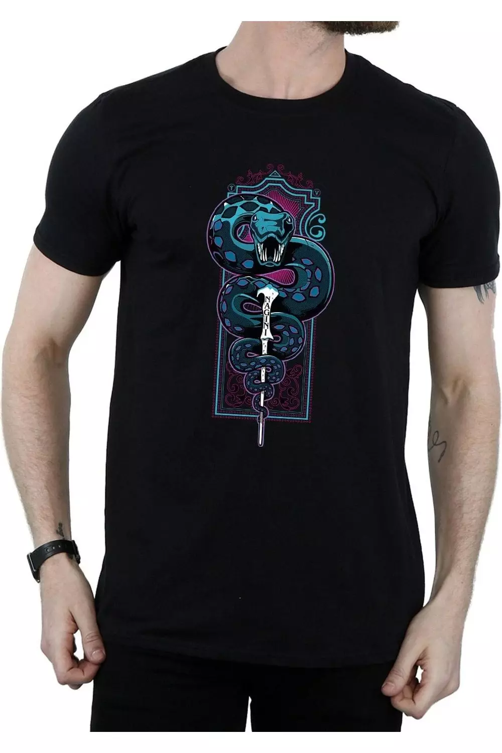 Black Neon Nagini T-Shirt alternative image