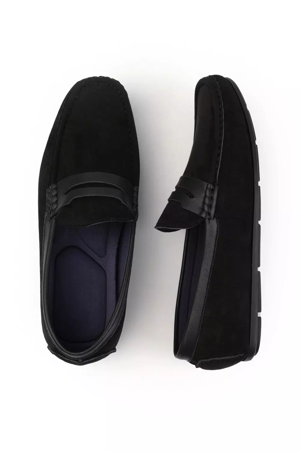 Black 'Alfie' Driving Shoes alternative image