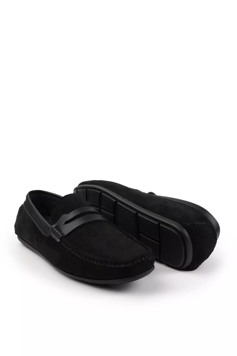 Black 'Alfie' Driving Shoes alternative image