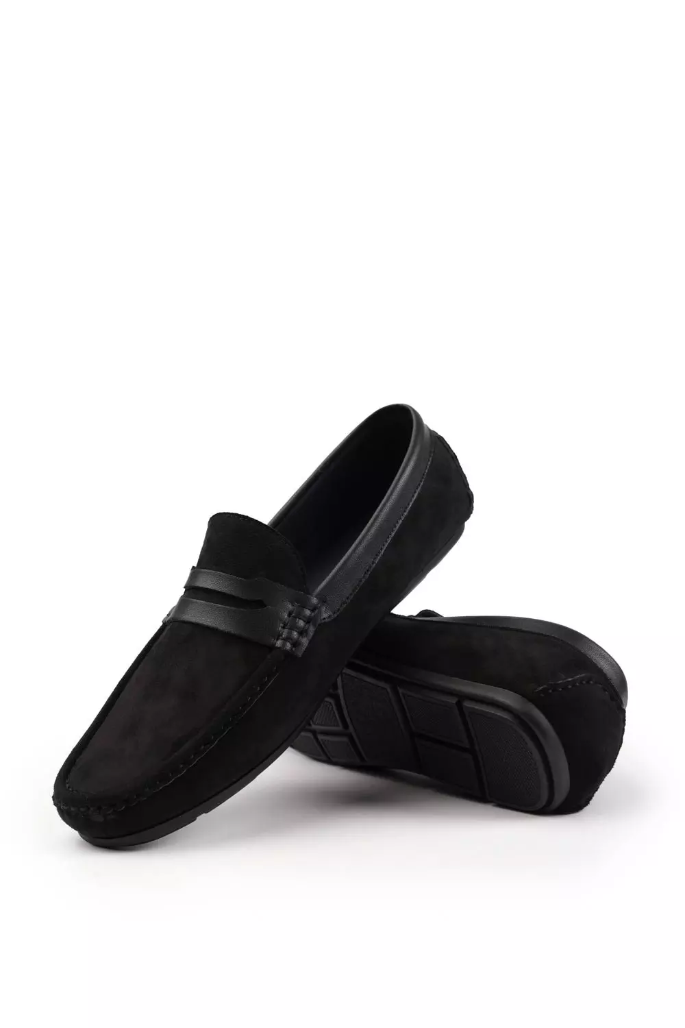 Black 'Alfie' Driving Shoes alternative image