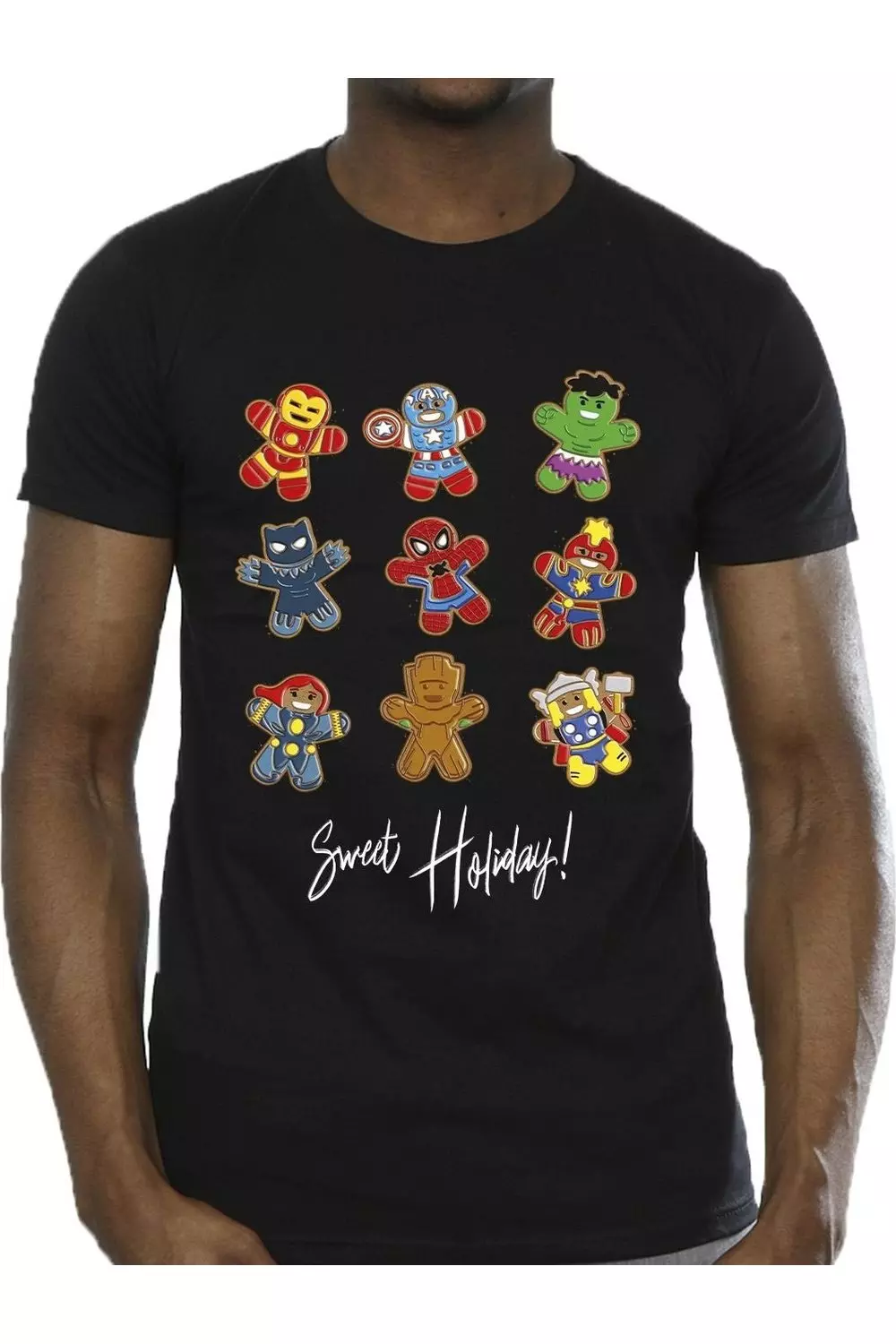 Gingerbread Avengers T-Shirt alternative image