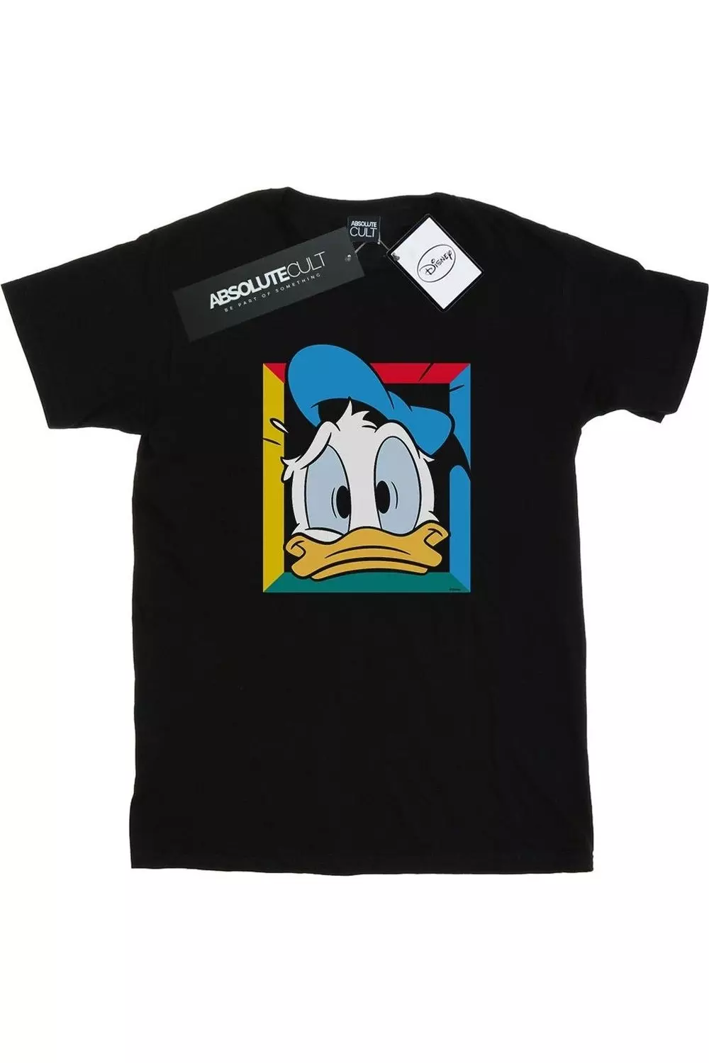 Black Donald Duck Panicked T-Shirt alternative image