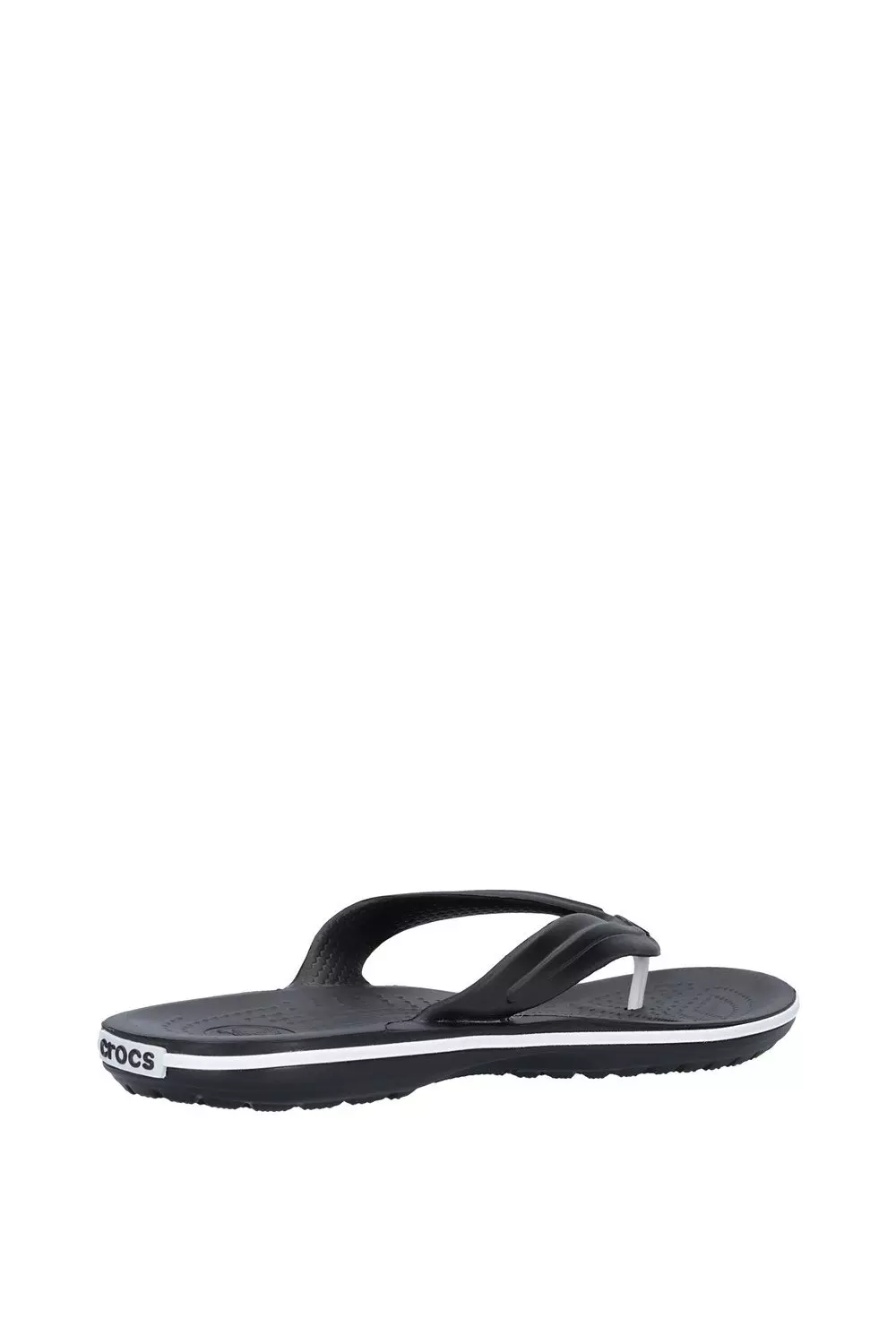 Black 'Crocband Flip' Sandal alternative image
