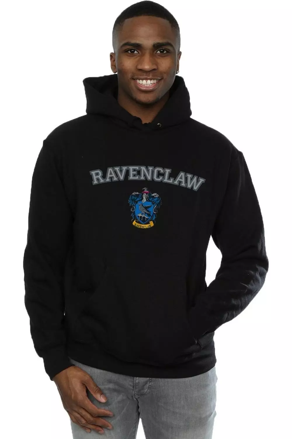 Black Ravenclaw Crest Hoodie alternative image