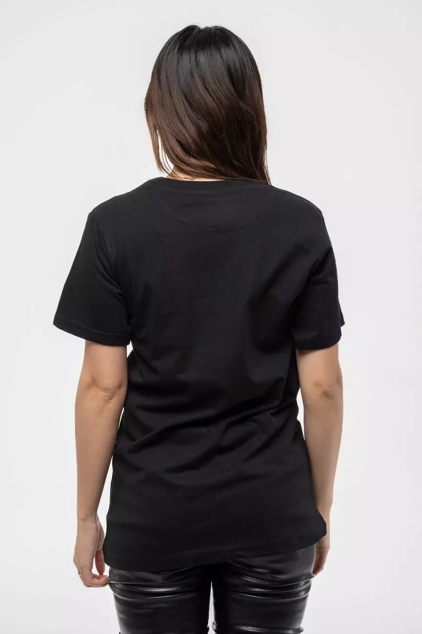 Black Diamante USA Tongue T Shirt alternative image