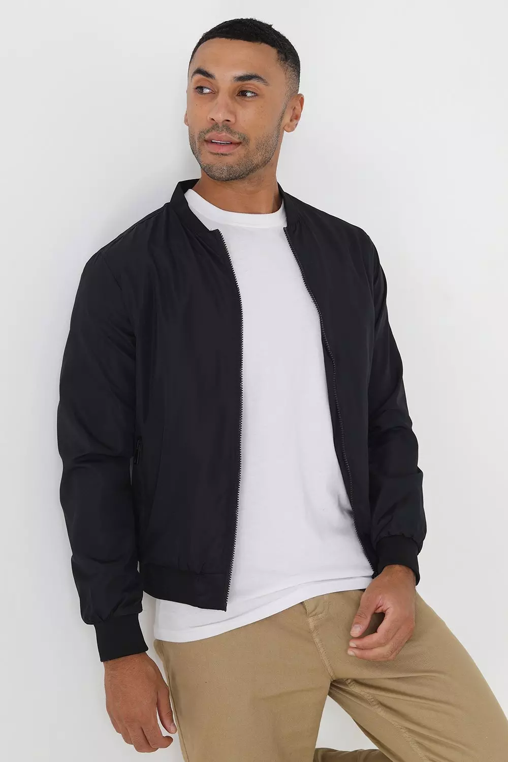 Black Bomber Jacket alternative image