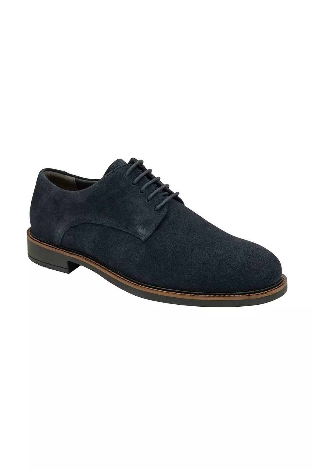 Navy 'Cooper' Suede Lace-Up Shoe alternative image