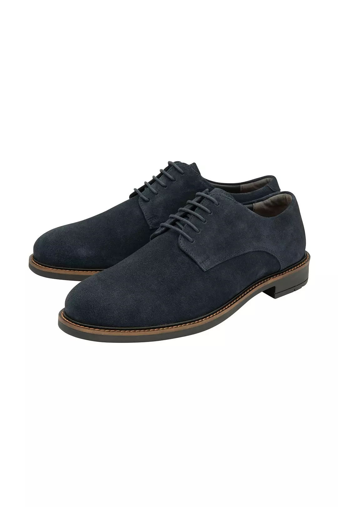 Navy 'Cooper' Suede Lace-Up Shoe alternative image