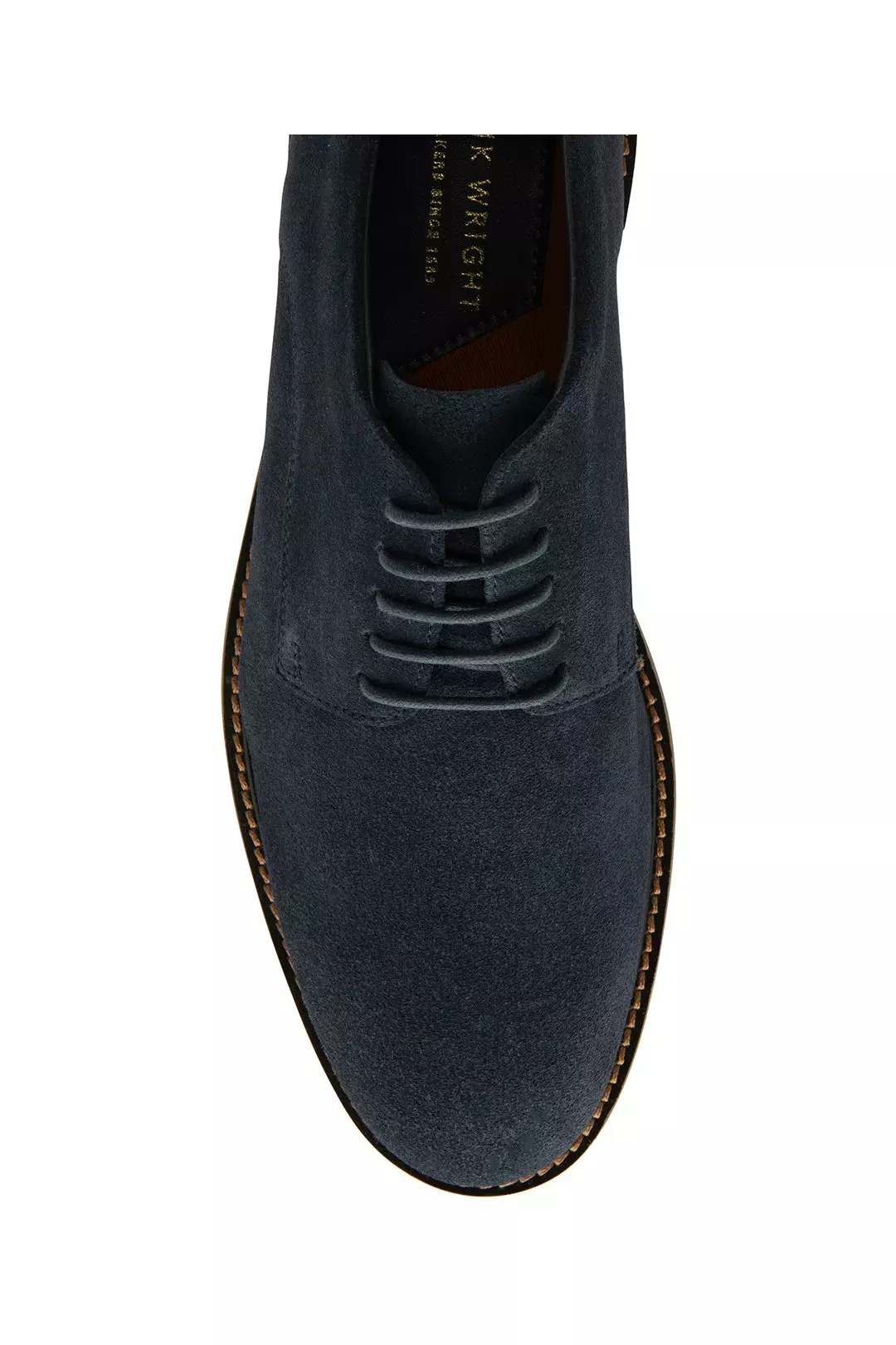 Navy 'Cooper' Suede Lace-Up Shoe alternative image