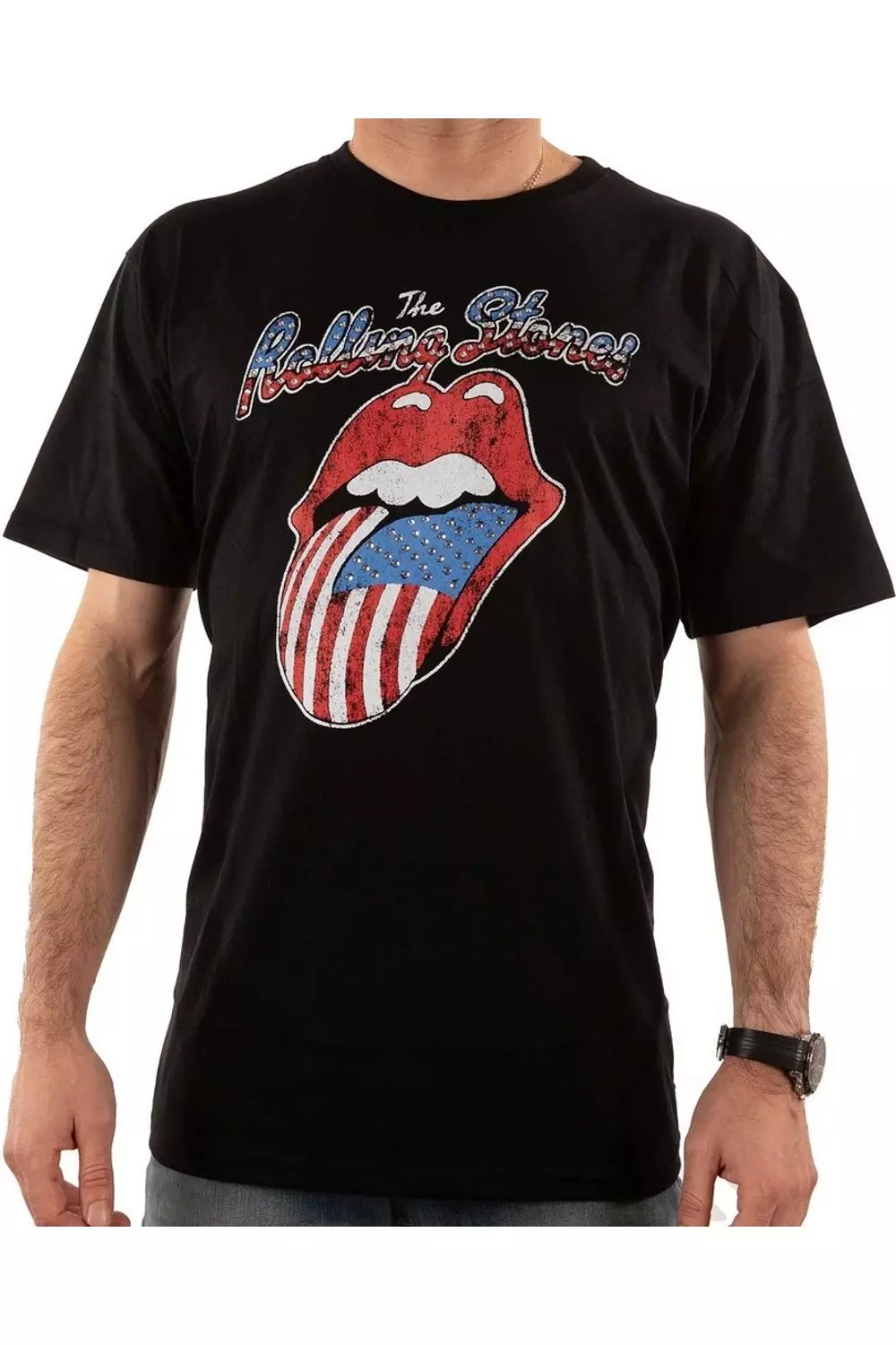 Black Embellished T-Shirt alternative image