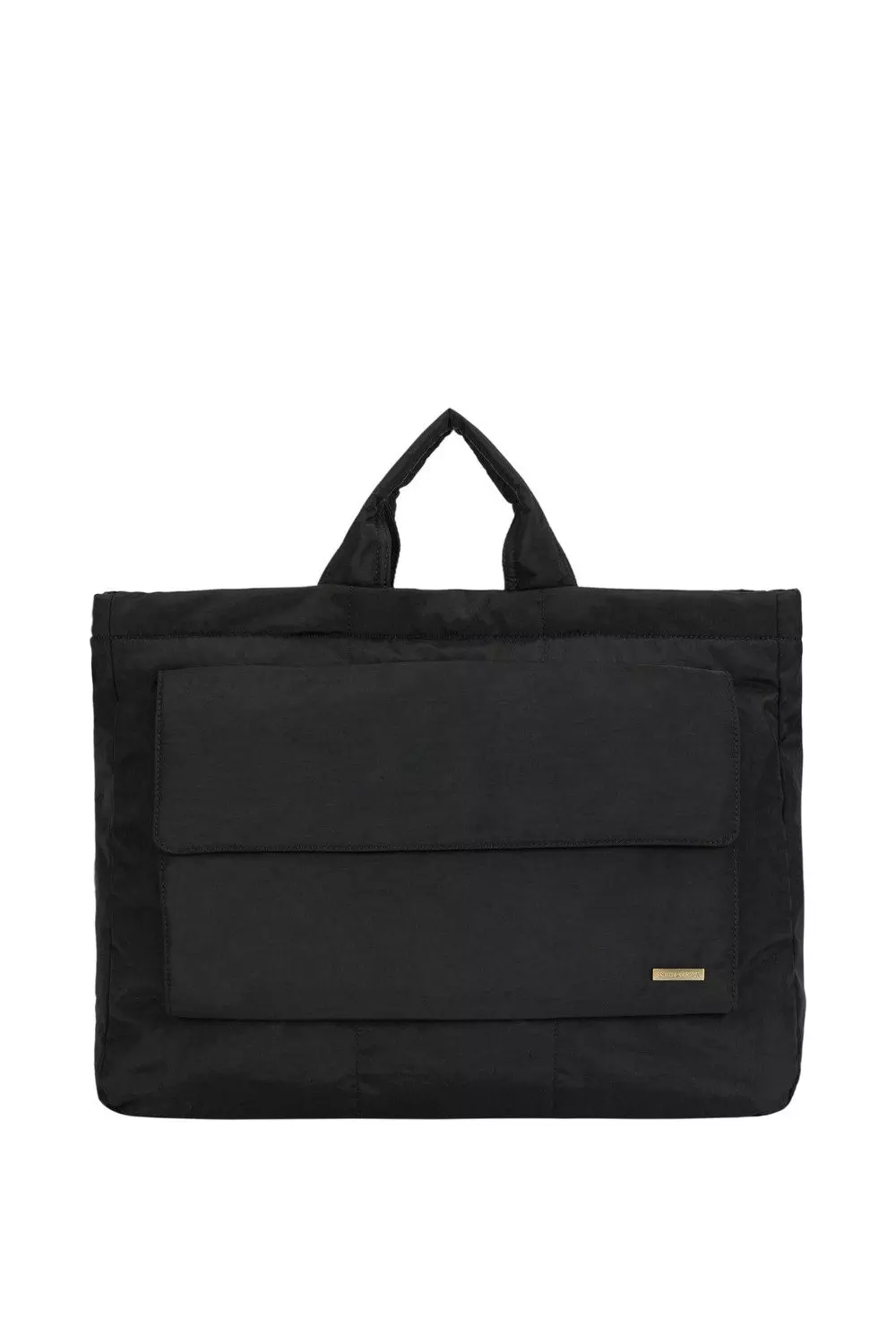 Black Landscape Nylon Tote Bag alternative image