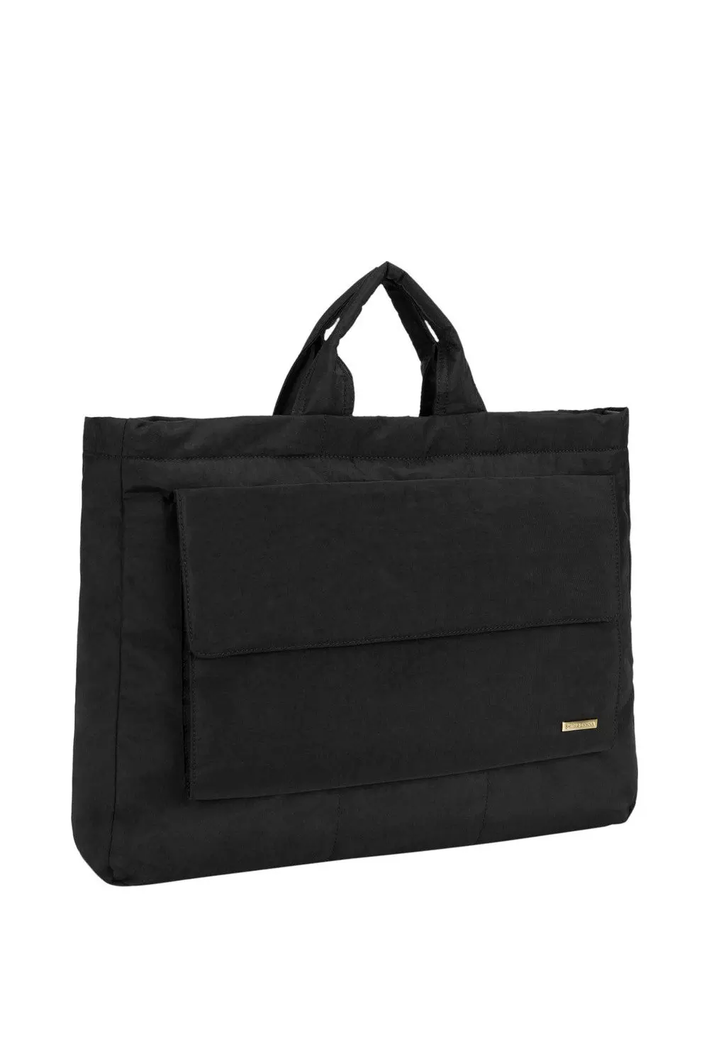 Black Landscape Nylon Tote Bag alternative image