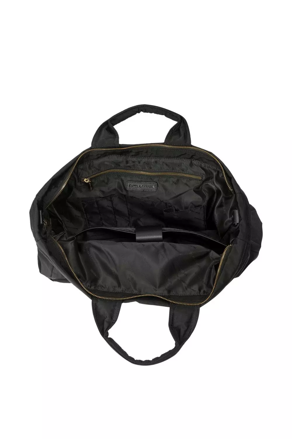 Black Landscape Nylon Tote Bag alternative image