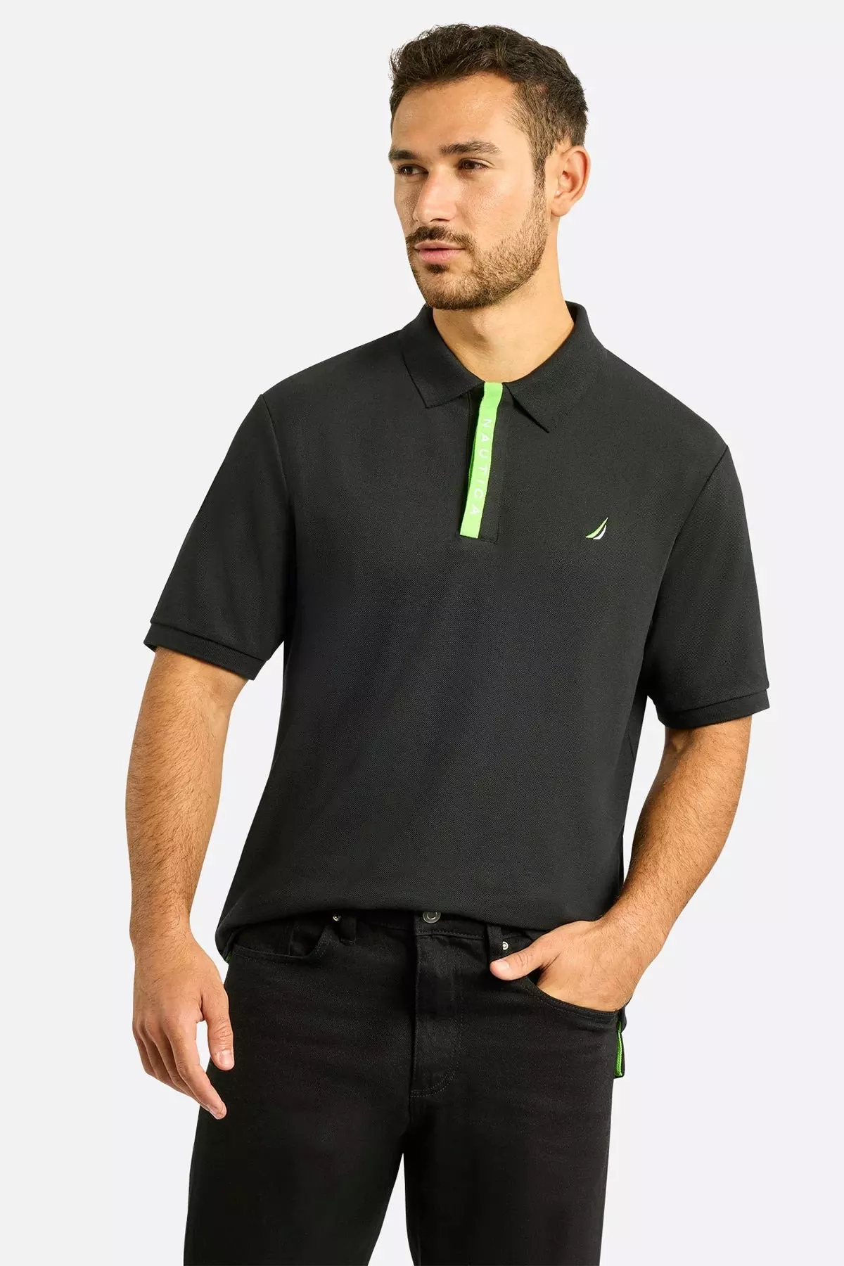 Black 'Linford' Polo Shirt alternative image